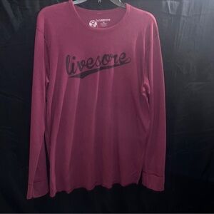 Livesore brand unisex long sleeve waffle tee